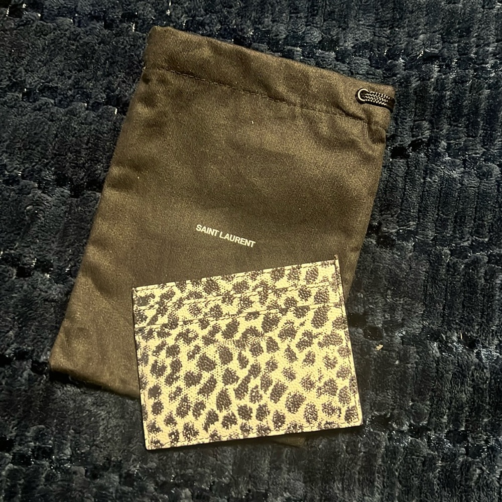 NWOT YSL card case